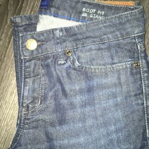 Martin + OSA dark denim boot cut denim